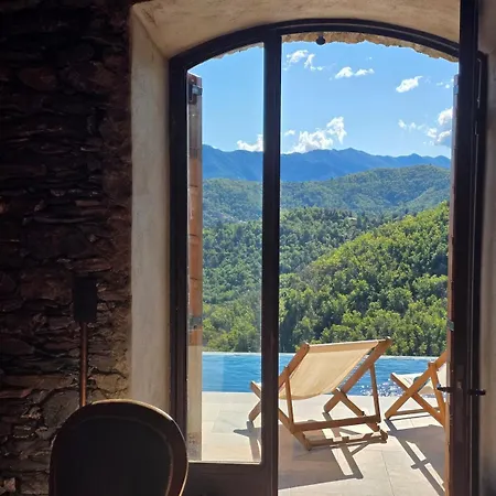 Vila Authentic Corsican House, Pool & Panorama Bergerie Pied'u Celu Poggio-Marinaccio