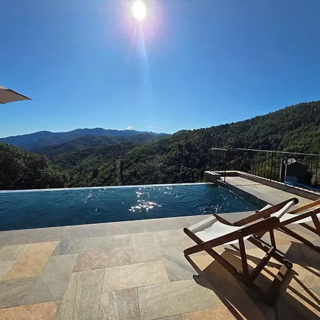 Vila Authentic Corsican House, Pool & Panorama Bergerie Pied'u Celu *