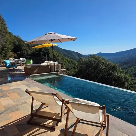 Authentic Corsican House, Pool & Panorama Bergerie Pied'u Celu Villa *