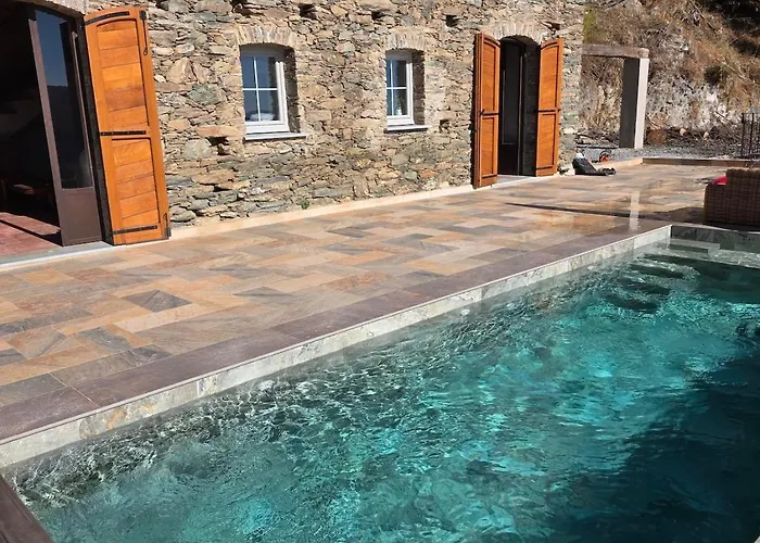 Authentic Corsican House, Pool & Panorama Bergerie Pied'u Celu Villa *