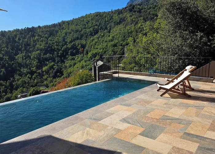 Authentic Corsican House, Pool & Panorama Bergerie Pied'u Celu Villa Poggio-Marinaccio